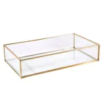 Home Details Vintage Gold Glass Keepsake Tray thumbnail 1