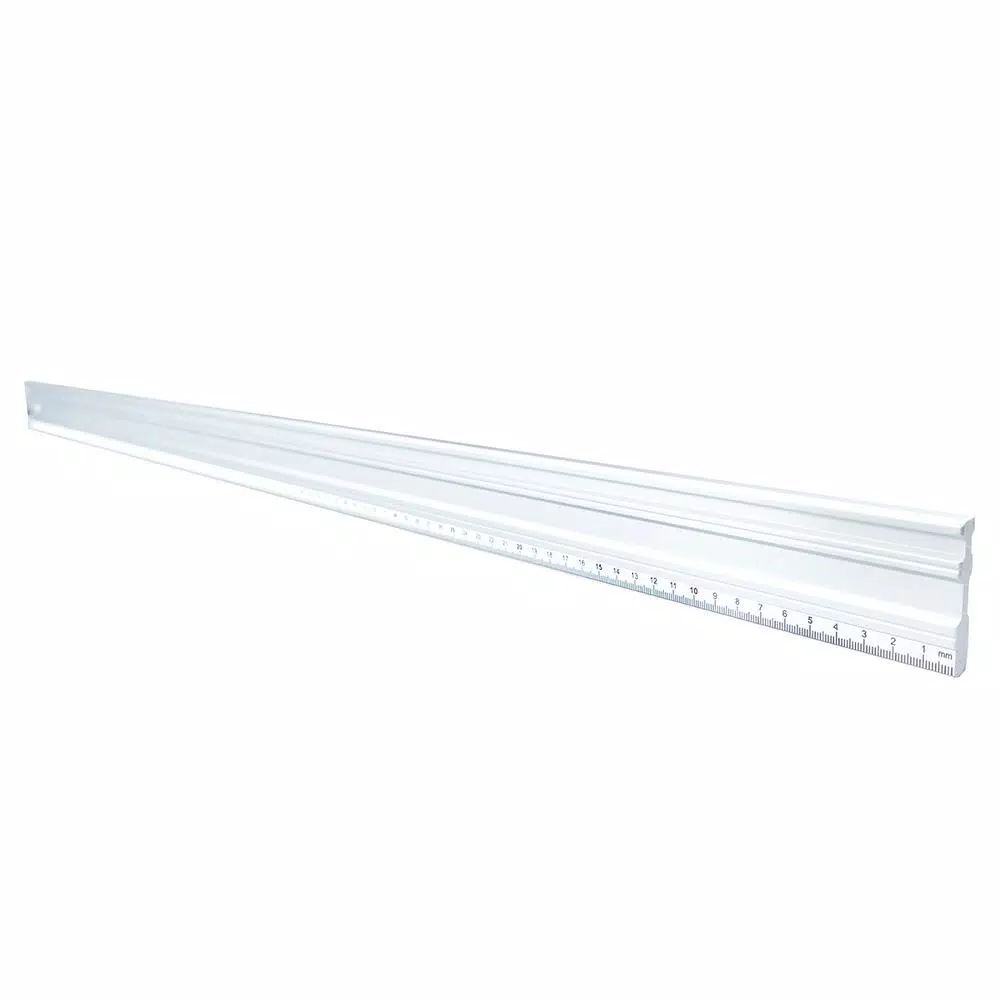 POWERTEC 50 in. Anodized Aluminum Straight Edge Ruler, Precision Machined to 0.003 in.