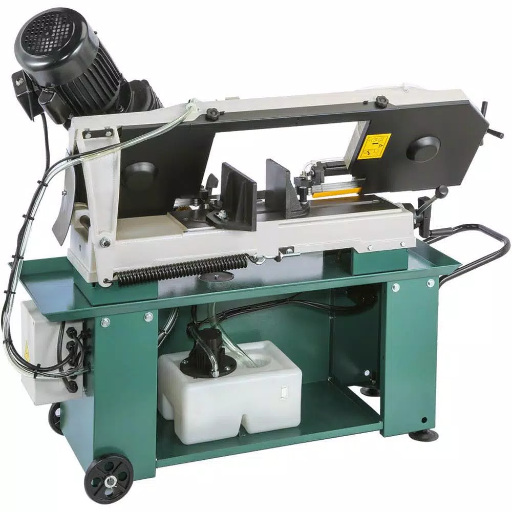 Grizzly Industrial 7 in. x 12 in. Geared Head Metal-Cutting Horizontal Bandsaw with 1.5 HP Motor