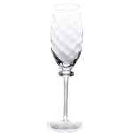 Abigails Romanza Clear Optic Glass Champagne Flutes, Set of 4 thumbnail 1