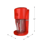 Classic Cuisine 1 Qt. Red Frozen Drink Slushy Maker & Ice Crusher thumbnail 2