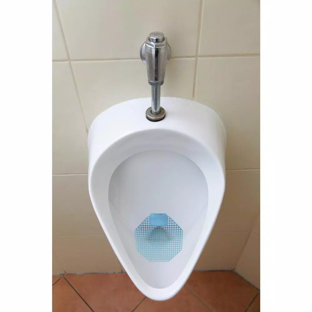 Alpine Industries Ocean Mist Fragrance Anti-Splash Urinal Screens (10-Pack)
