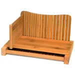 Unbranded DB-Tech Bamboo Wood Compact Foldable Bread Slicer - Adjustable Thickness thumbnail 7
