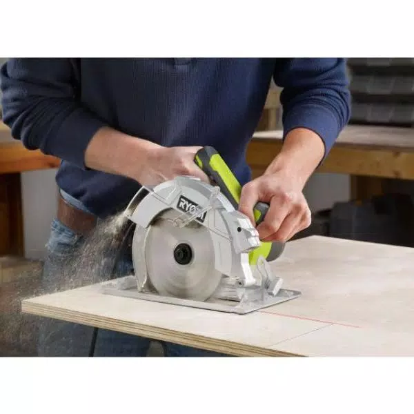 RYOBI 15 Amp 7-1/4 in. Corded Circular Saw with EXACTLINE Laser Alignment System