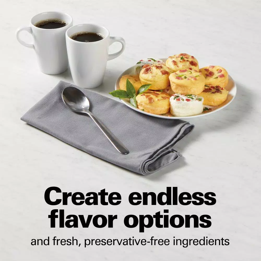 Hamilton Beach Egg Bites and Poached Egg Maker, Grey