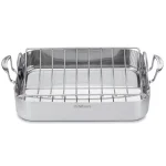 Cuisinart MultiClad Pro 6 Qt. Stainless Steel Roasting Pan with Rack thumbnail 1