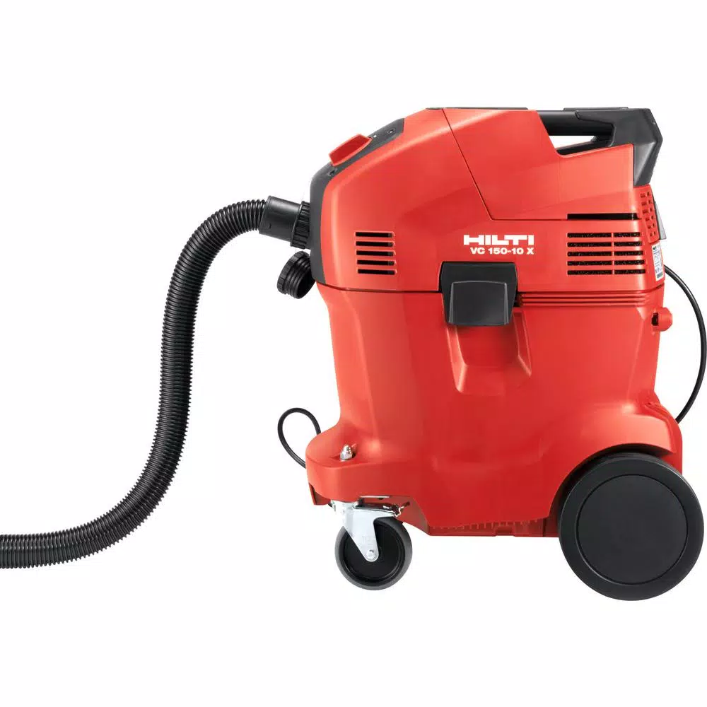 Hilti VC 150-10 X Wet and Dry Dust Extractor Vacuum with Automatic Filter Cleaning and 25 ft. Hose