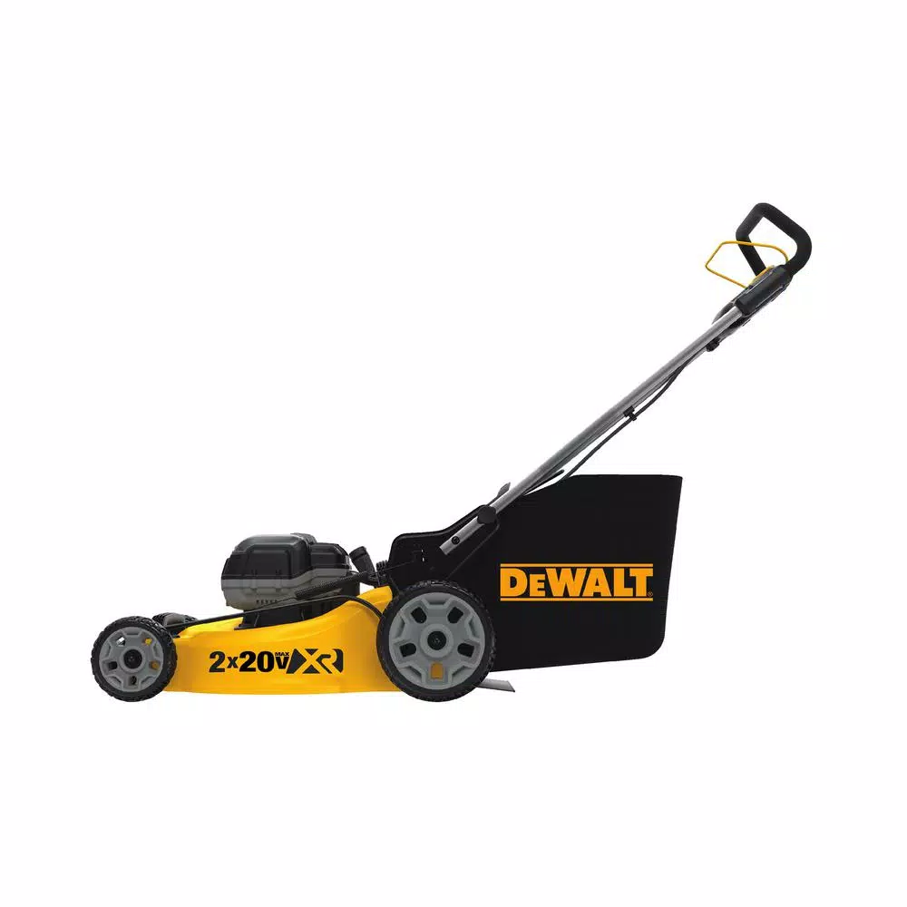 DEWALT 20 in. 20V MAX Cordless Walk Behind Push Lawn Mower with (2) 5.0 Ah Batteries and Charger