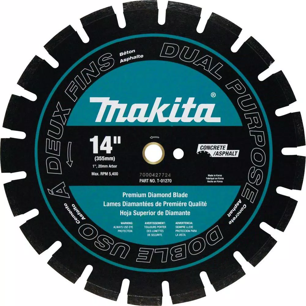 Makita 14 in. 61cc Gas Power Cutter with Bonus Diamond Blade - EK6101
