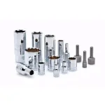 Husky 194-Piece Mechanics Tool Set with 72-Tooth Ratchets and Chrome Alloy Steel Sockets thumbnail 5