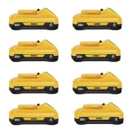 DEWALT 20V MAX Compact Lithium-Ion 4.0 Ah Battery Pack, 8-Pack thumbnail 1