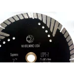 Whirlwind USA 7 in. Turbo Segmented Diamond Saw Blade for Granite, Marble, and Concrete thumbnail 2