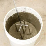 QEP 24 in. Professional Chrome-Plated Steel Mixing Paddle for Thinset and Grout thumbnail 2