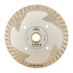 GRIP TIGHT TOOLS 5 in. Premium Deep Turbo Cut Diamond Blade for Granite, Marble, Concrete & Masonry (3-Pack) thumbnail 3