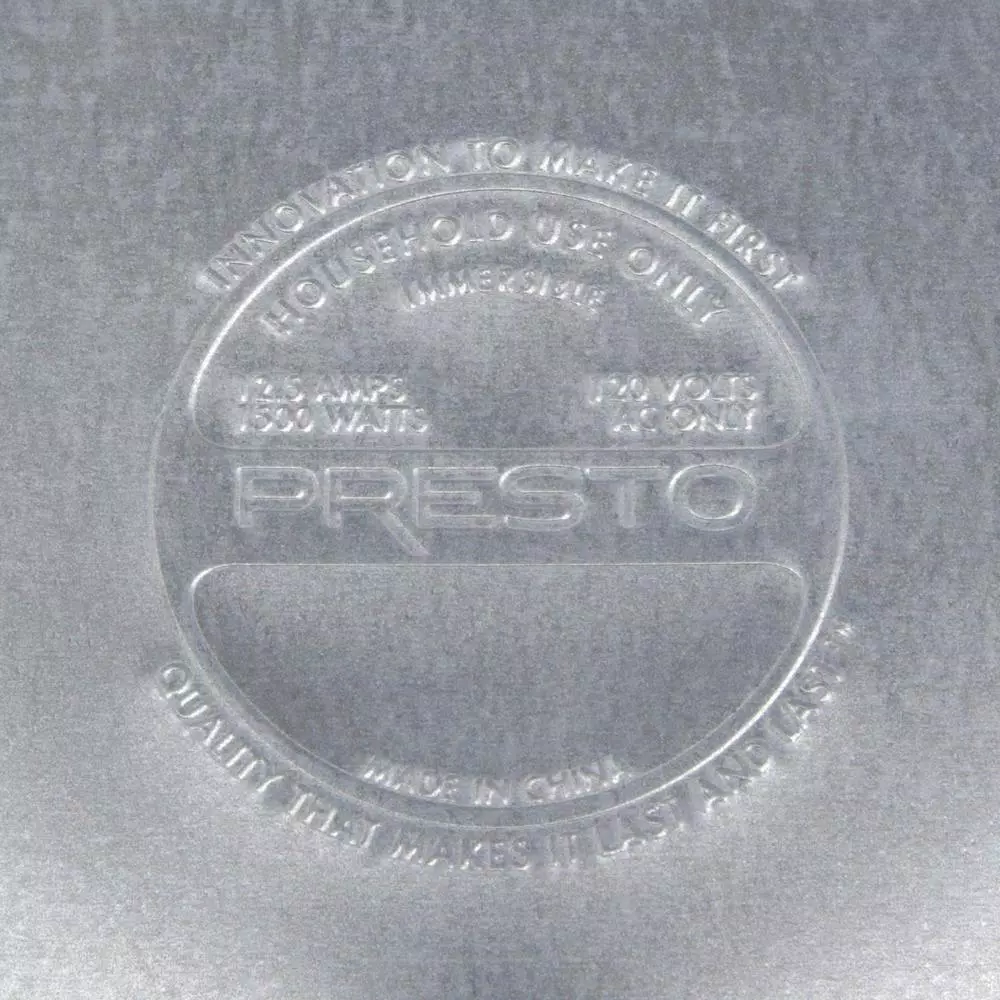 Presto SlimLine 286 sq. in. Black Electric Griddle with Temperature Sensor and Non-Stick Surface