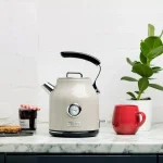 Haden Dorset 1.7L Electric Kettle, 7-Cup Stainless Steel with Auto Shut-Off, Putty Beige thumbnail 2