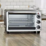 BLACK+DECKER 6-Slice Convection Toaster Oven with Bake, Broil, Toast, and Keep Warm Functions - Black/Stainless Steel thumbnail 8