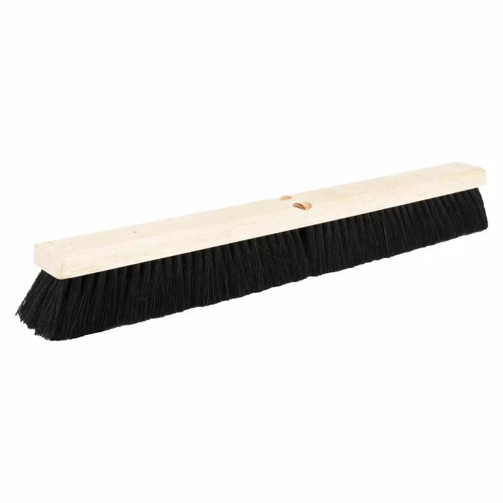 Boardwalk 24 in. Floor Brush Head with 2.5 in. Black Tampico Fiber Bristles