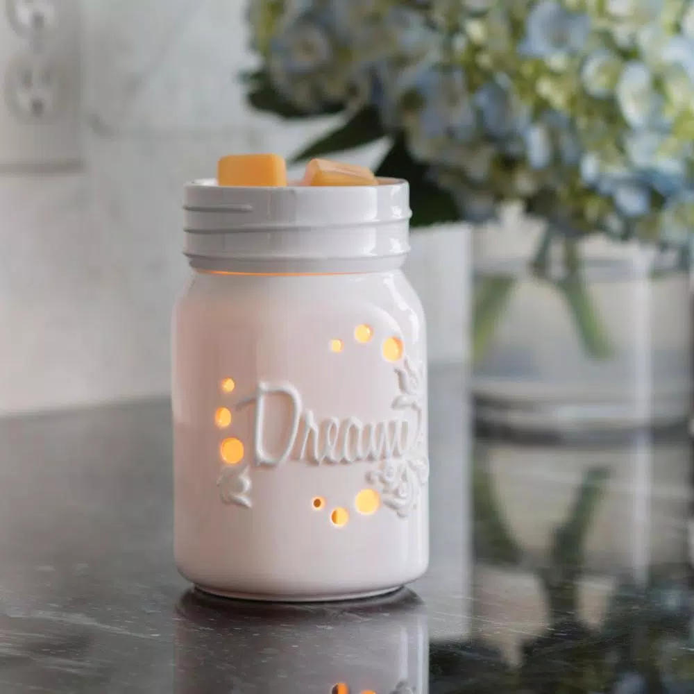 Candle Warmers Etc Mason Jar Midsize Illumination Fragrance Warmer