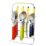 Cambridge Silversmiths Temptation Partytime 16-Piece Flatware Set with Rack, Service for 4 thumbnail 1