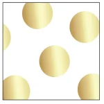 Sugar Plum Party SugarPlum Glam 32-Piece Paper Lunch Napkins - White/Gold thumbnail 1