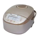 SPT 8-Cup Beige Smart Rice Cooker with Steam Basket and Built-In Timer thumbnail 2