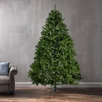 Noble House 7.5 ft. Unlit Norway Spruce Hinged Artificial Christmas Tree thumbnail 2