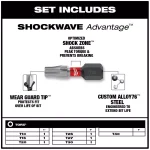 Milwaukee SHOCKWAVE Impact Duty Torx Bit Set, 7-Piece thumbnail 2