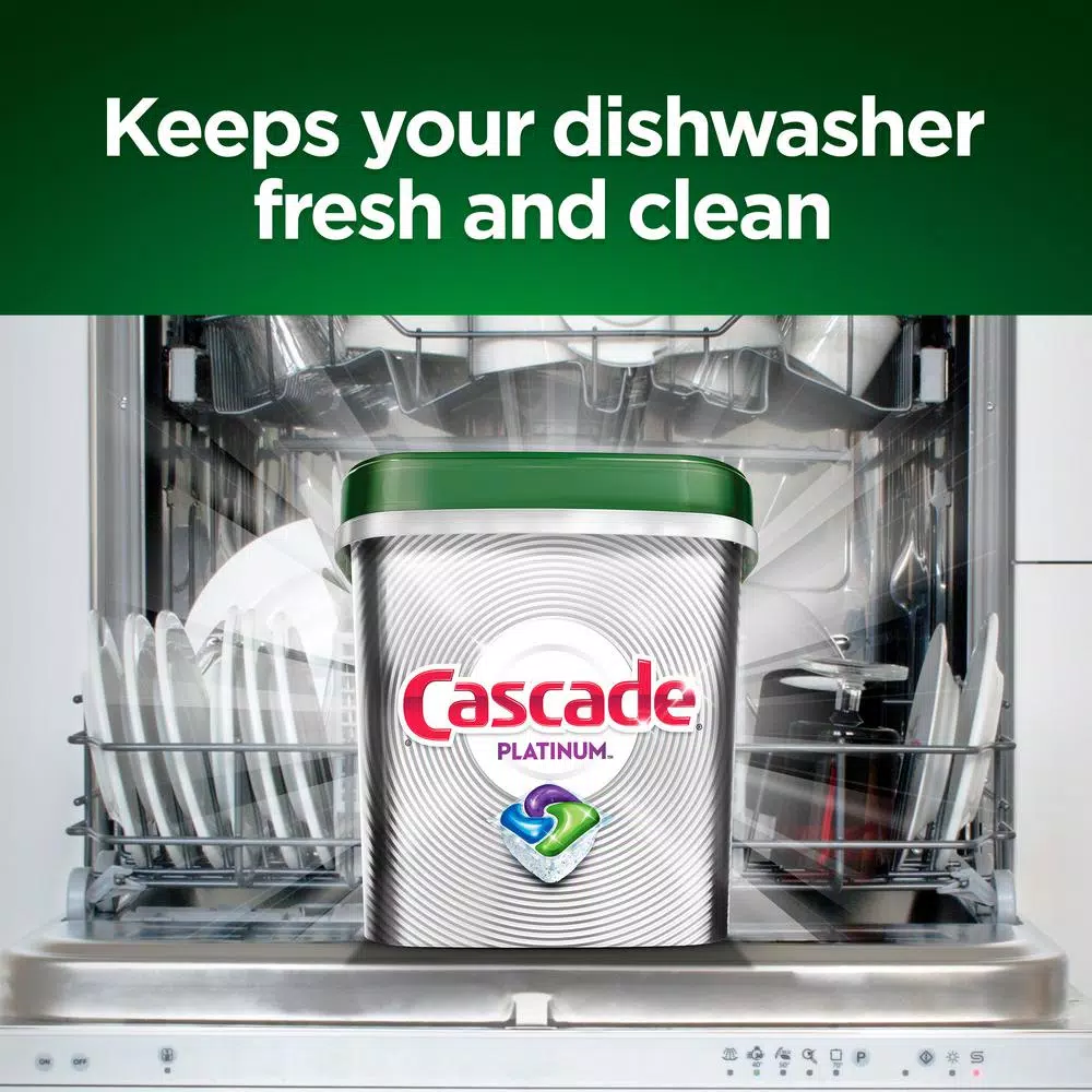 Cascade Platinum ActionPacs Dishwasher Detergent with Dawn, Fresh Scent (36-Count, 6-Pack)
