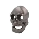 Everbilt Cast Iron Skull Bottle Opener - Black Wall Mounted Beverage Opener thumbnail 4