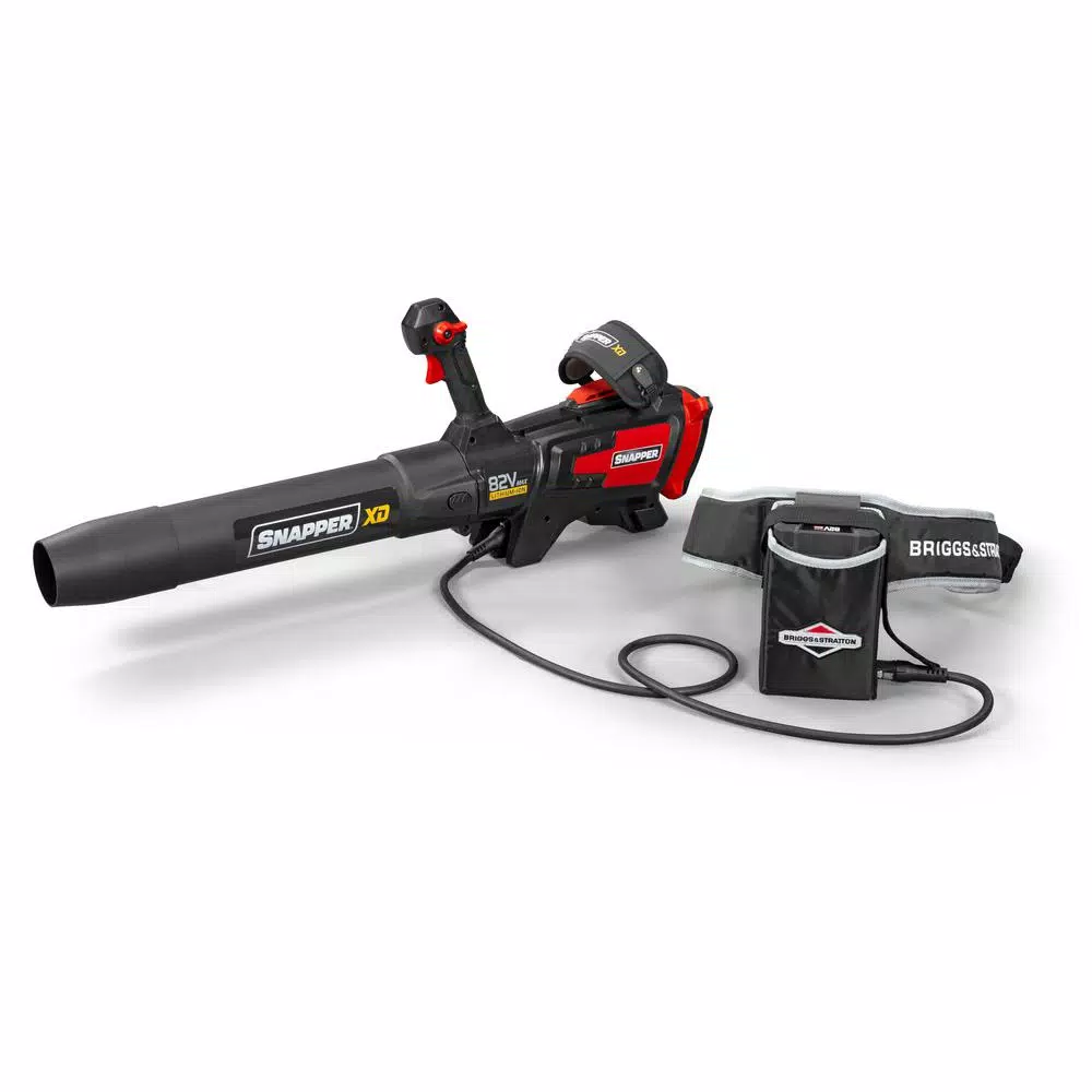 Snapper XD PowerGrip Max 82V Cordless Leaf Blower Kit with 4 Ah Battery and Charger