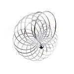 Mind Reader Stainless Steel Twisted Fruit Holder, Silver Metal Wire Fruit Basket thumbnail 4