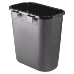 Safco Paper Pitch 1.75 Gal. Black Hanging Paper Recycling Receptacle thumbnail 1