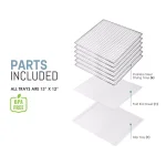 Elite 6-Tier Stainless Steel Mesh Food Dehydrator with Digital Control Panel thumbnail 8