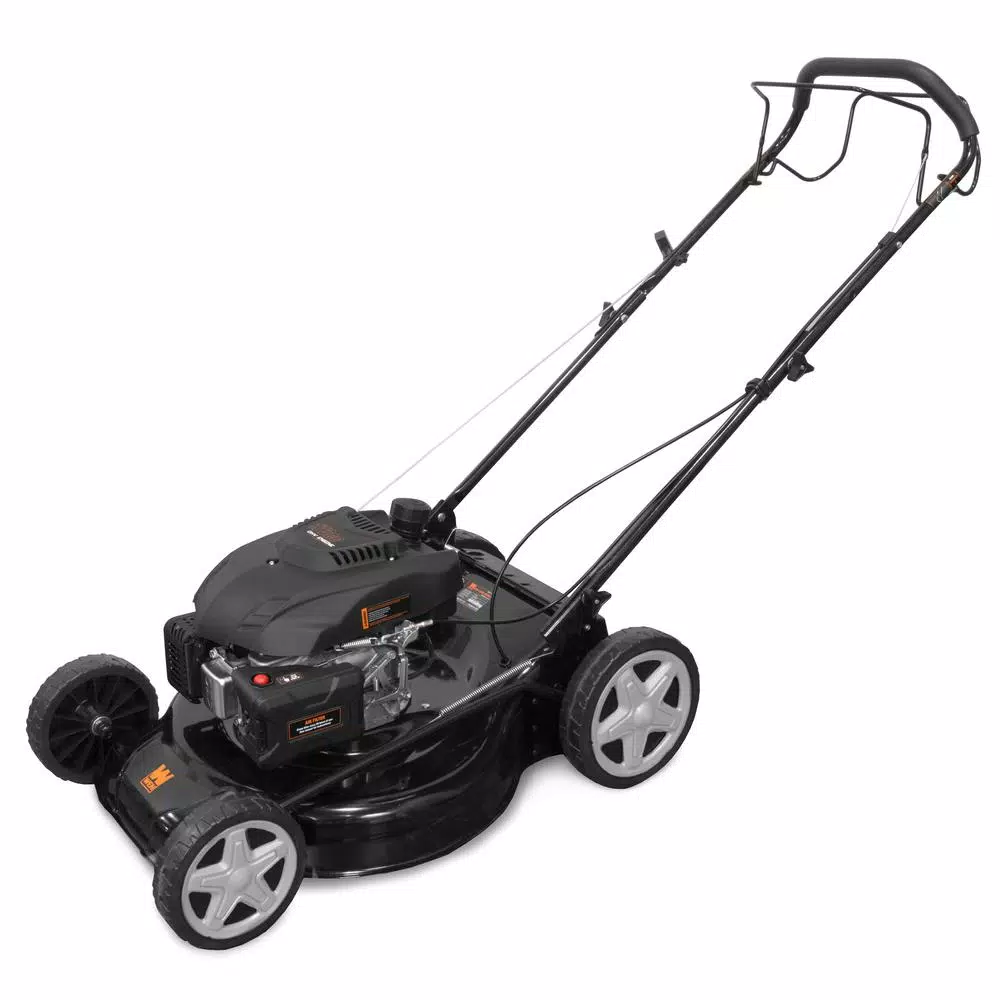 WEN 21 in. 173cc Gas-Powered 4-in-1 Self-Propelled Walk Behind Lawn Mower