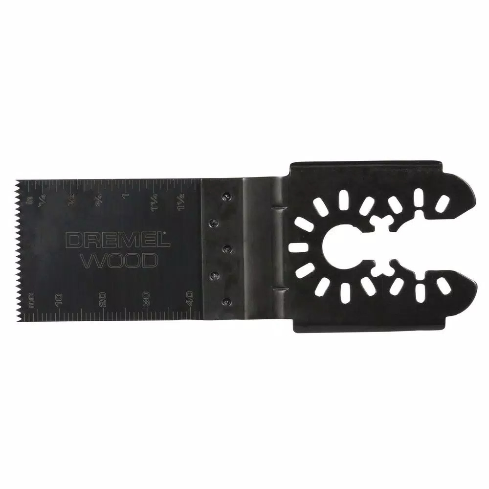 Dremel Multi-Max 1-1/4 in. Universal Wood Flush Cut Oscillating Tool Blades, 3-Pack