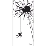 My Door Decor 36 in. x 80 in. Spiders Halloween Front Door Banner Mural thumbnail 1