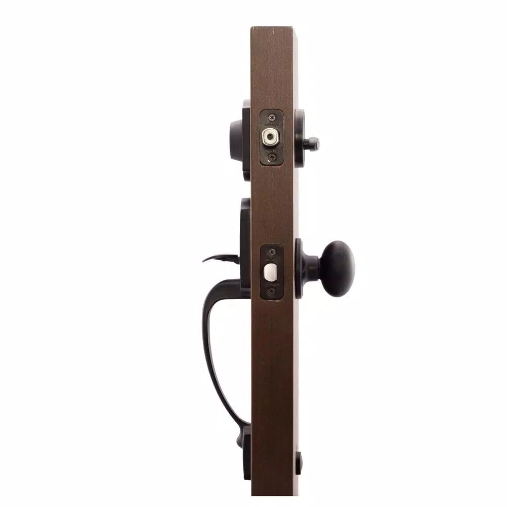 Copper Creek Heritage Black Handleset with Waverlie Lever Trim