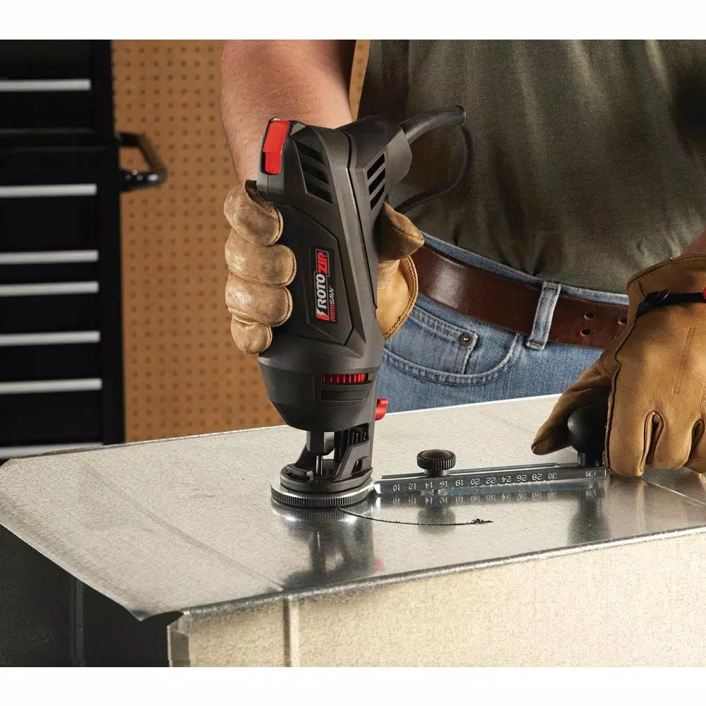 Rotozip RotoSaw 5.5 Amp Corded 1/4 in. Rotary Spiral Saw Tool Kit with 5 Accessories