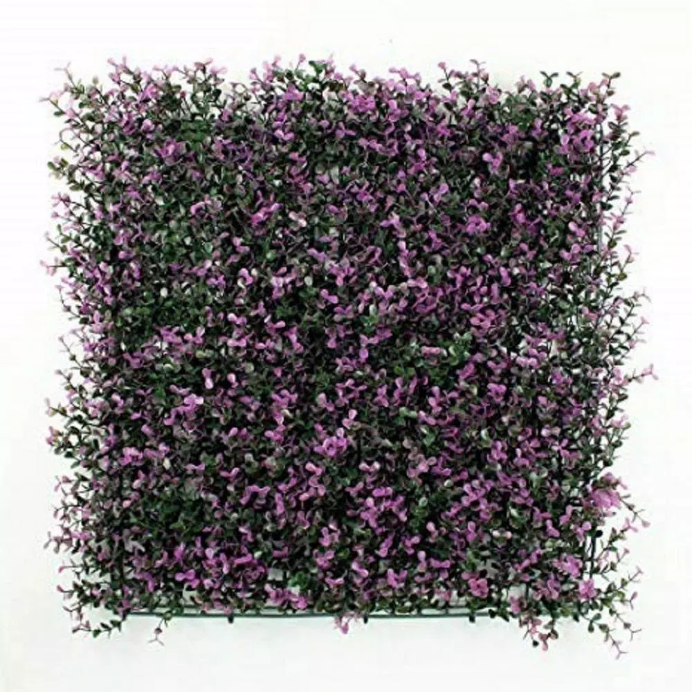 Ejoy GorgeousHome Artificial Boxwood Hedge Greenery Panels, 20 x 20 in., UV Protected, 12-Pack