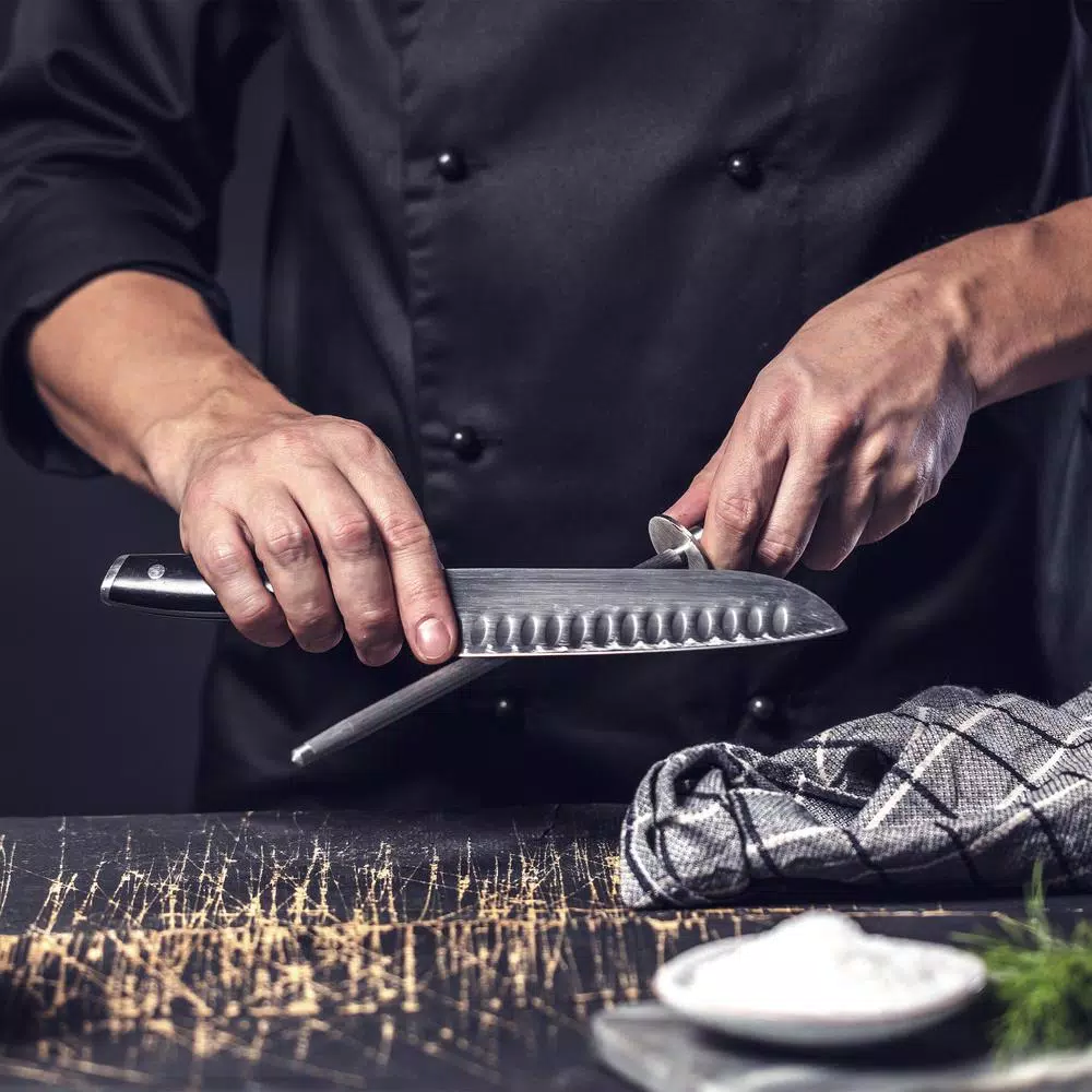 Top Chef 5-Piece Stainless Steel Knife Set with Portable Carry Pouch