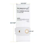 POWERTEC Self-Cleaning Replacement Filter Bags for Festool CT Midi (498411) - 5-Pack thumbnail 4