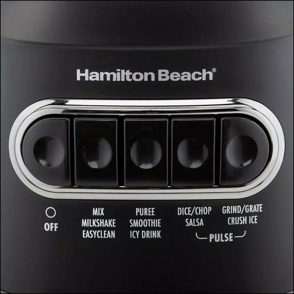 Hamilton Beach Power Elite 40 oz. 5-Speed Blender, 800W, Black