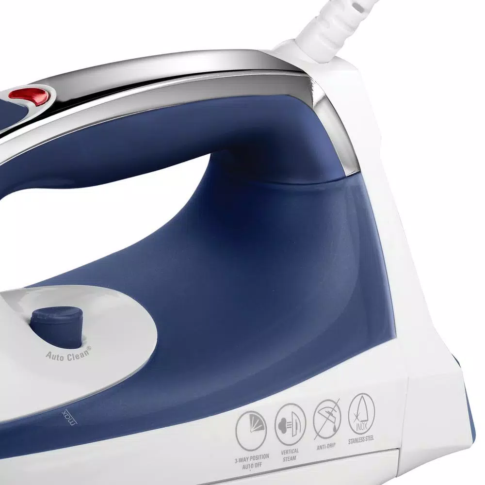 BLACK+DECKER Steam Advantage Traditional Steam Iron, 1200W, Blue