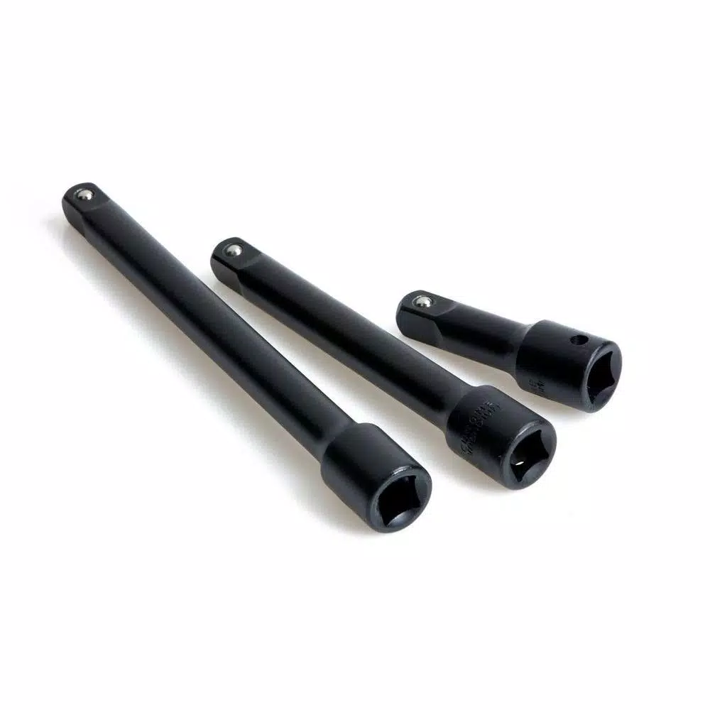 TEKTON 1/2 in. Drive Impact Extension Bar Set, 3-Piece (3, 6, 8 in.)
