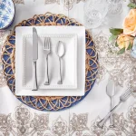 Hampton Signature Ainsleigh 20-Piece Satin Stainless Steel Flatware Set, Service for 4 thumbnail 3