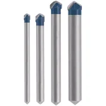 Bosch Carbide Tipped Natural Stone and Tile Drill Bit Set, 4-Piece thumbnail 1