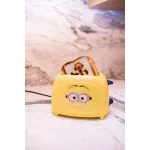 Uncanny Brands Minions Dave 2-Slice Yellow Toaster with Character Image Toasting thumbnail 2