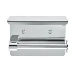 Alpine Industries Single Post Toilet Paper Holder with Storage Shelf, Chrome Finish thumbnail 2