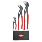 Knipex Cobra Box Joint Pliers Set with Storage Pouch, 3-Piece (5 in., 10 in., 12 in.) thumbnail 1